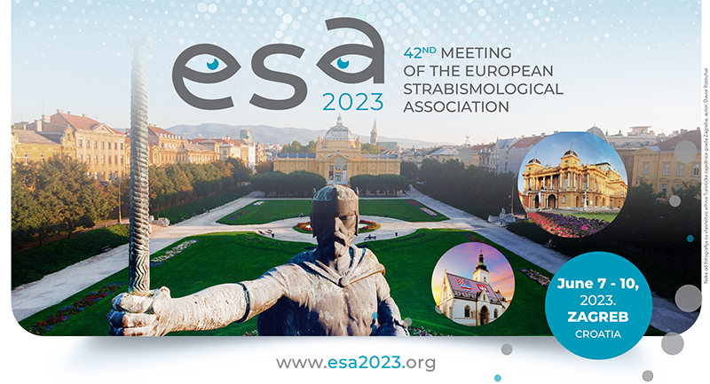 42e meeting de L’European Strabismological Association à ZAGREB (Croatie) du 7 au 10 Juin 2023